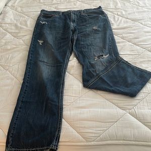 American Eagle 38x34 Mens Distressed Jeans